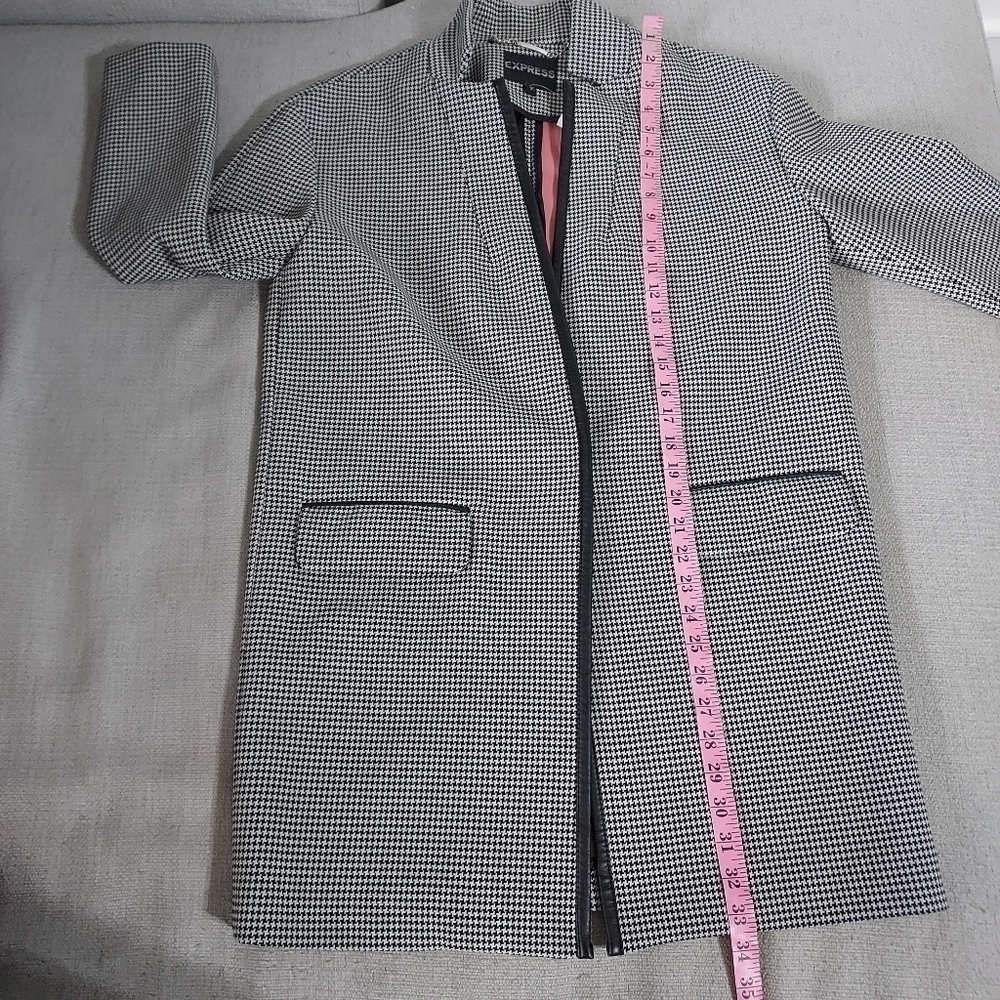 EXPRESS Houndstooth jacket - Picture 6 of 8